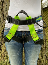 Load image into Gallery viewer, Zip line Trolley with brake (Bundle) - Includes Trolley, carabiner, lanyard and harness